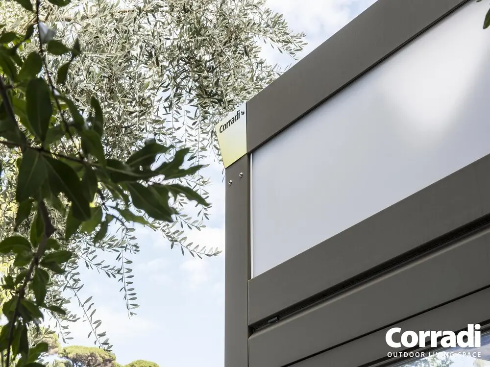 Pergotenda ® B-Space dettaglio pergola in alluminio