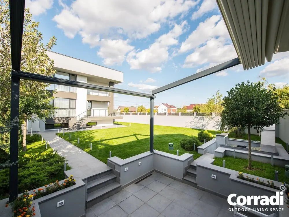 Pergotenda ® B-Space pergola in alluminio per giardino