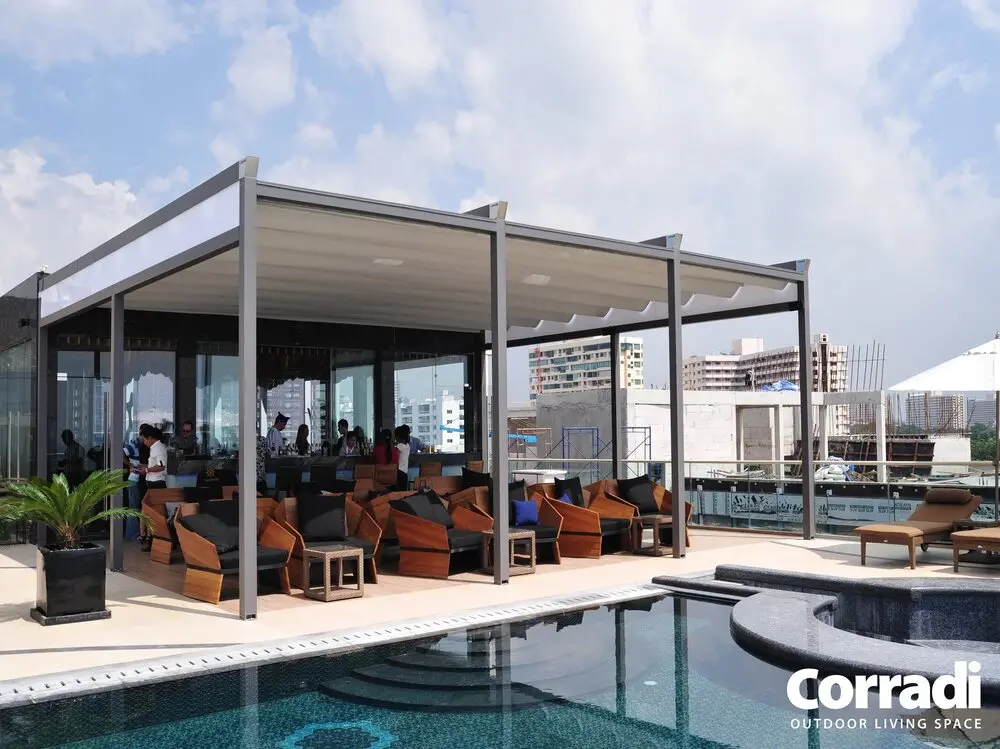 Pergotenda ® B-Space pergola in alluminio