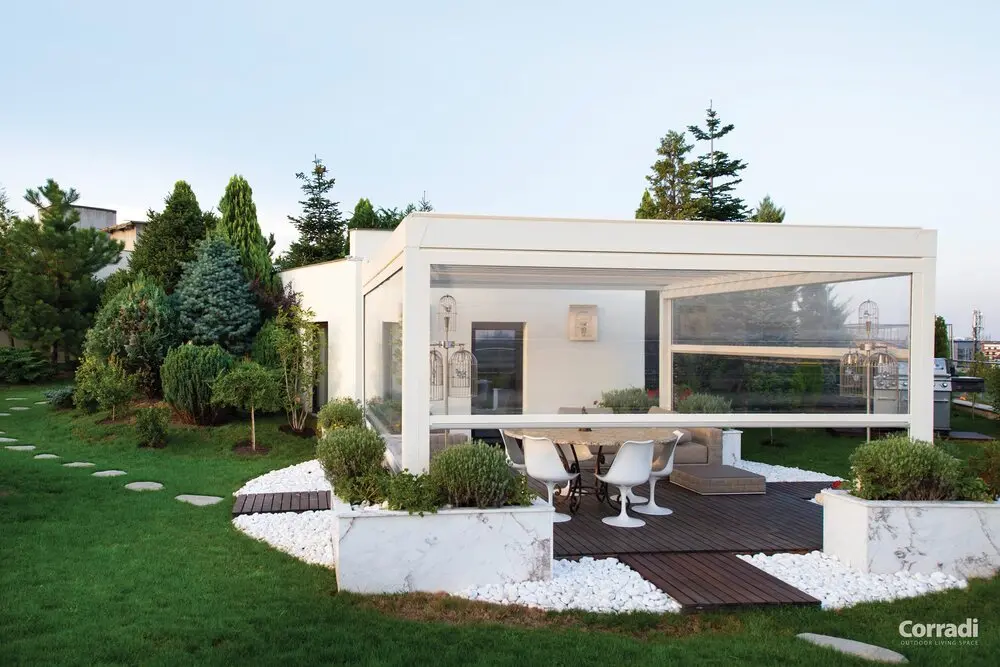ErmetikaXL verande chiuse per giardino