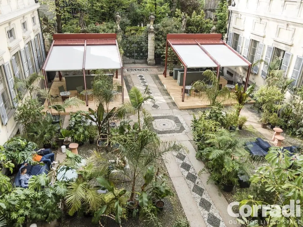 Millenium ® Celeb pergola per spazi esterni