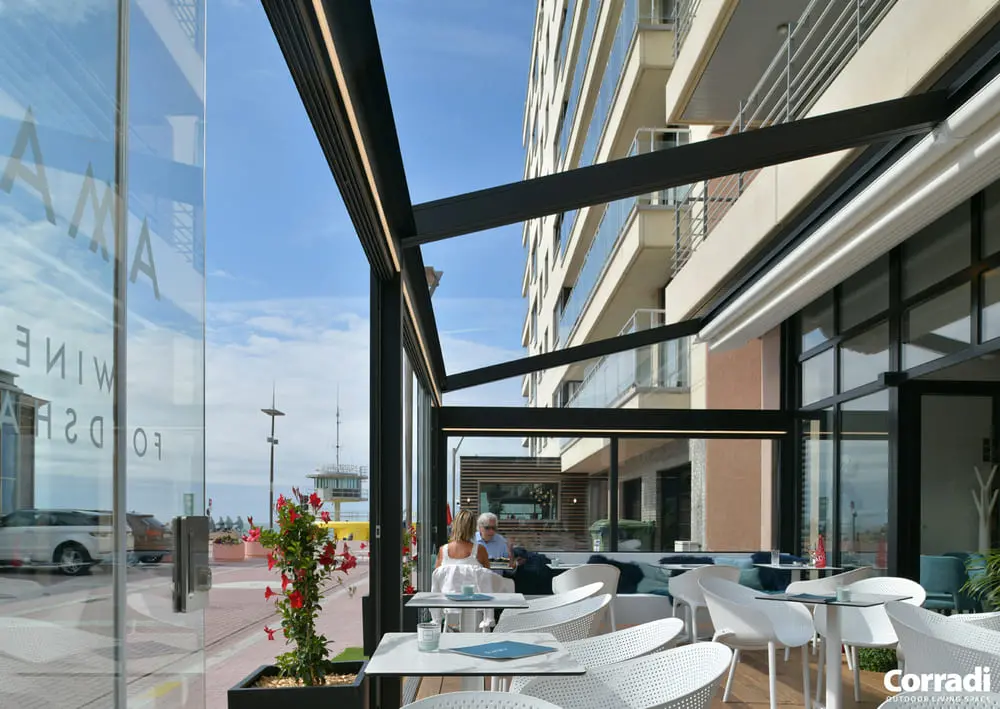 Millenium ® Celeb pergola addossata inclinata