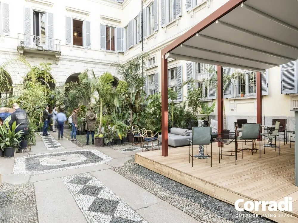 Millenium ® Celeb pergola con telo impermeabile